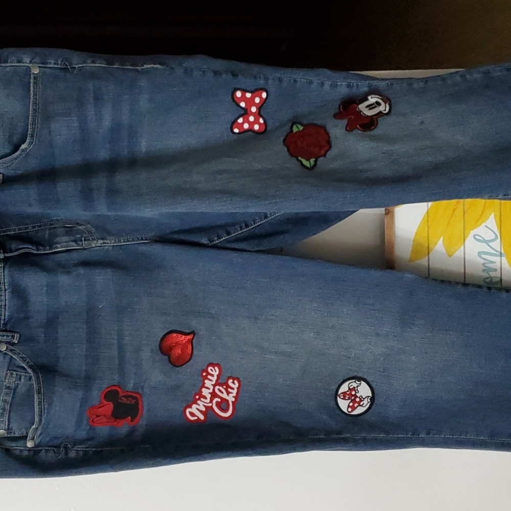 Authenic Disney plus size skinny ankle
